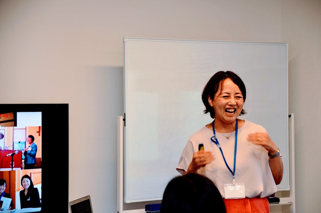 矢上さんプレゼンの様子