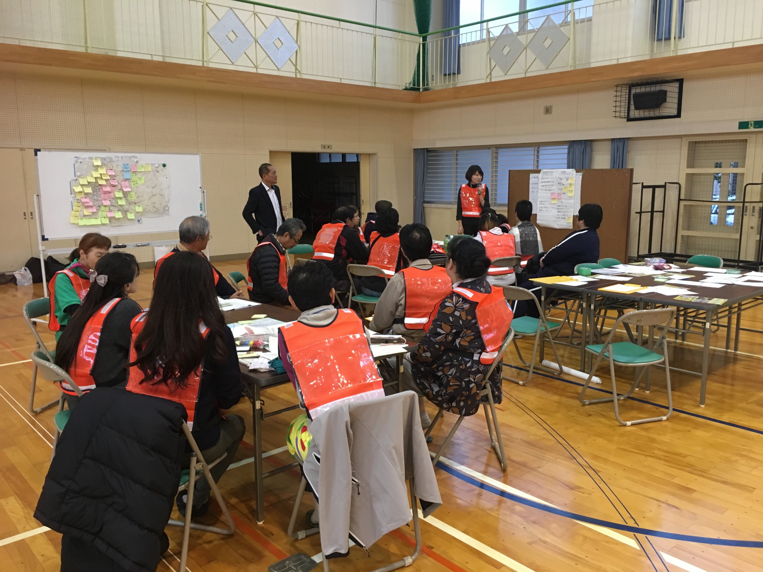 長尾晴香さん外国人住民との防災訓練