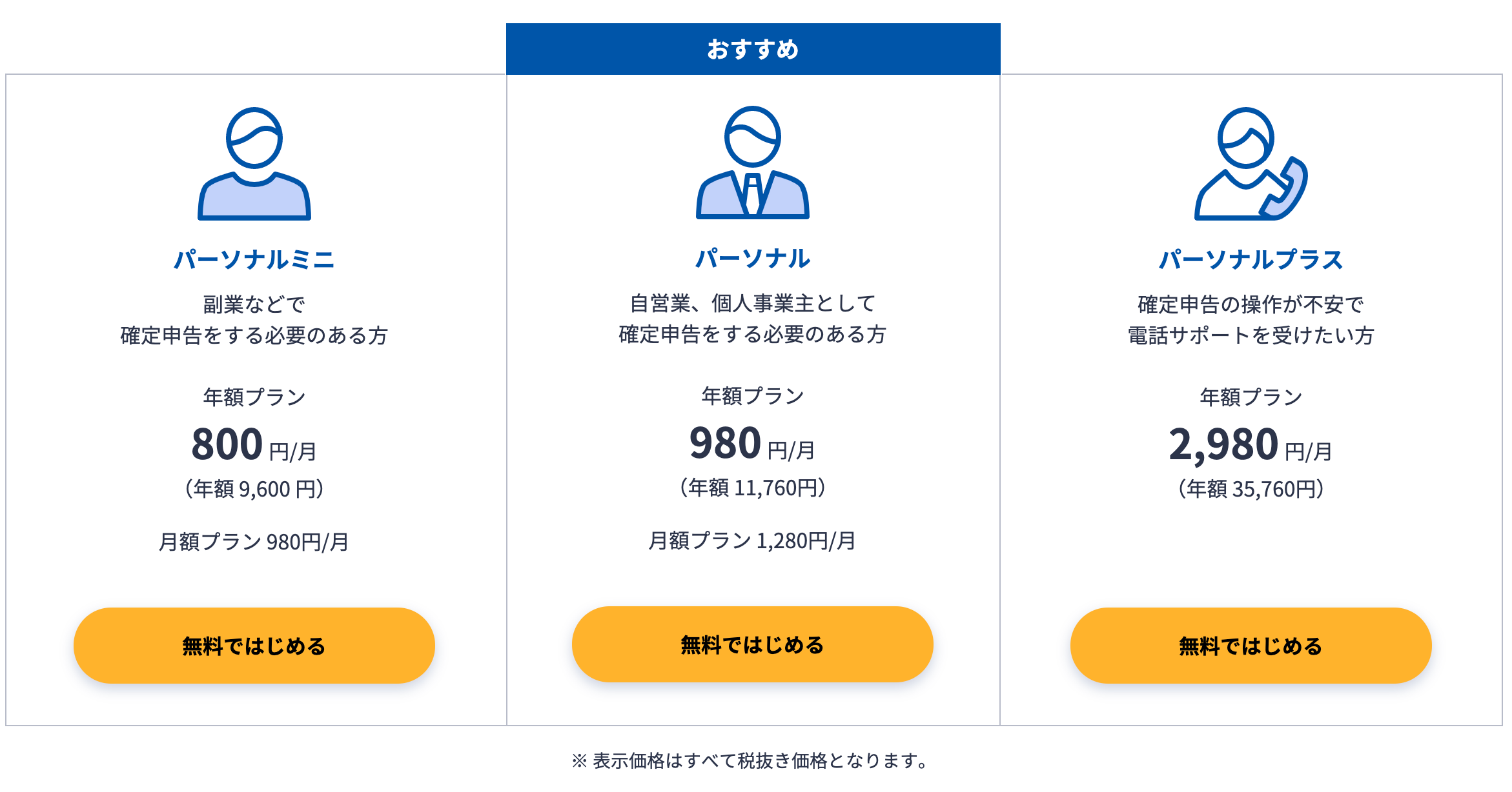 【2021最新版】クラウド型の会計・確定申告ソフト、徹底比較まとめ【無料/有料】　マネーフォワード