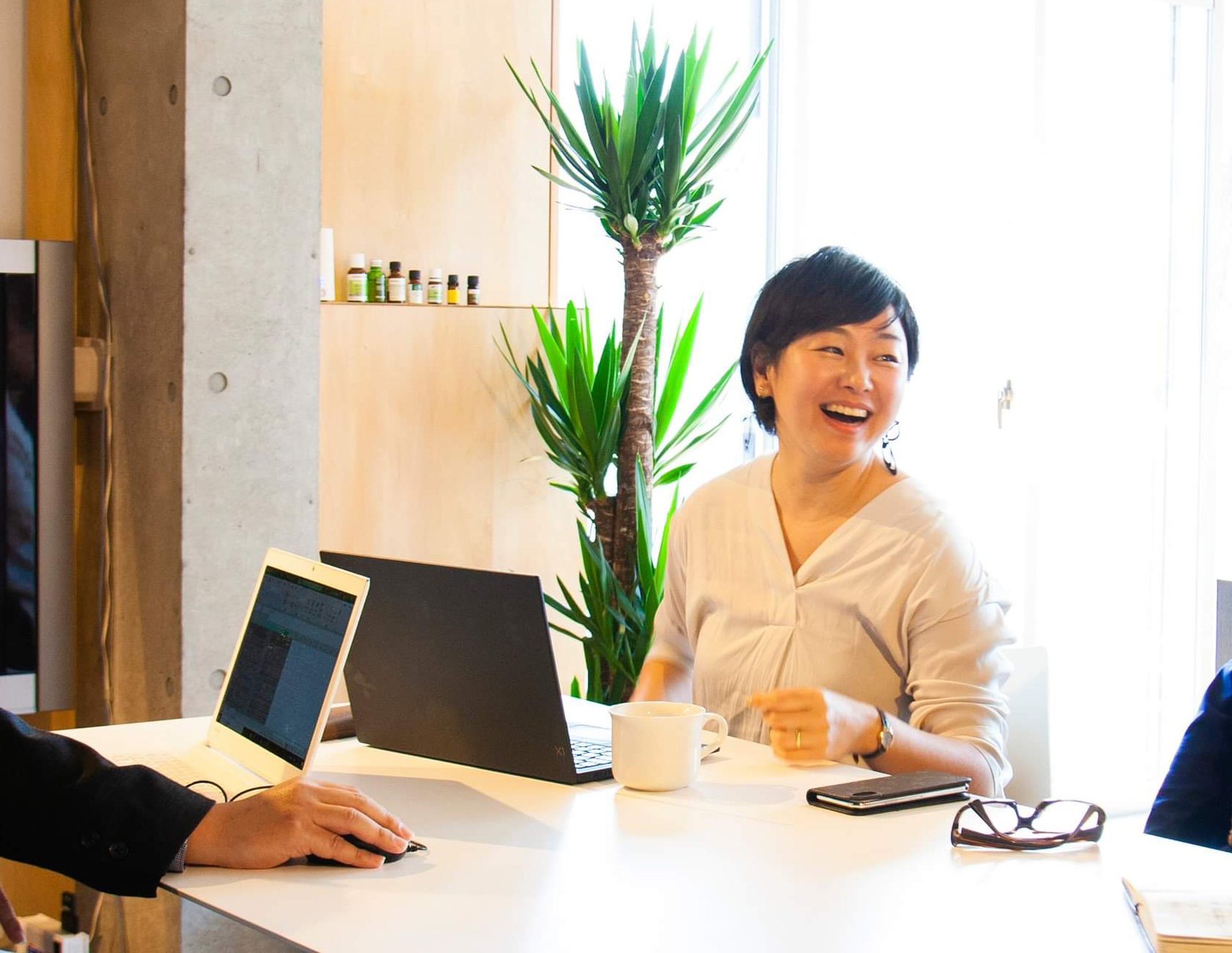 事実婚夫婦・高木さん仕事風景