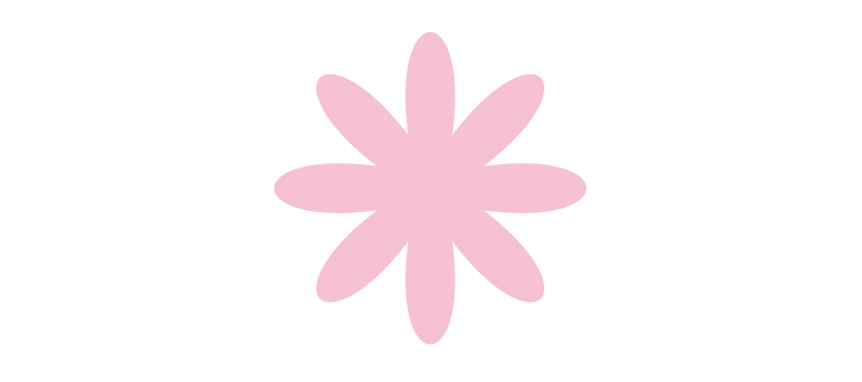 花びら8枚