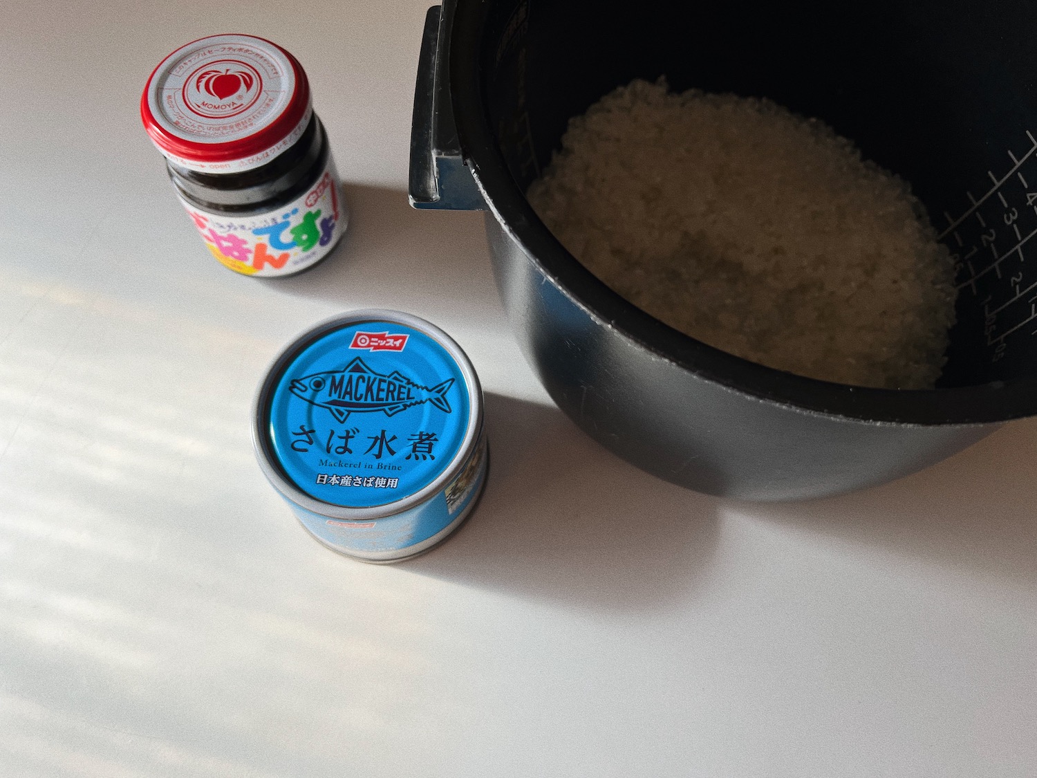 鯖缶のりつく炊き込みごはん
