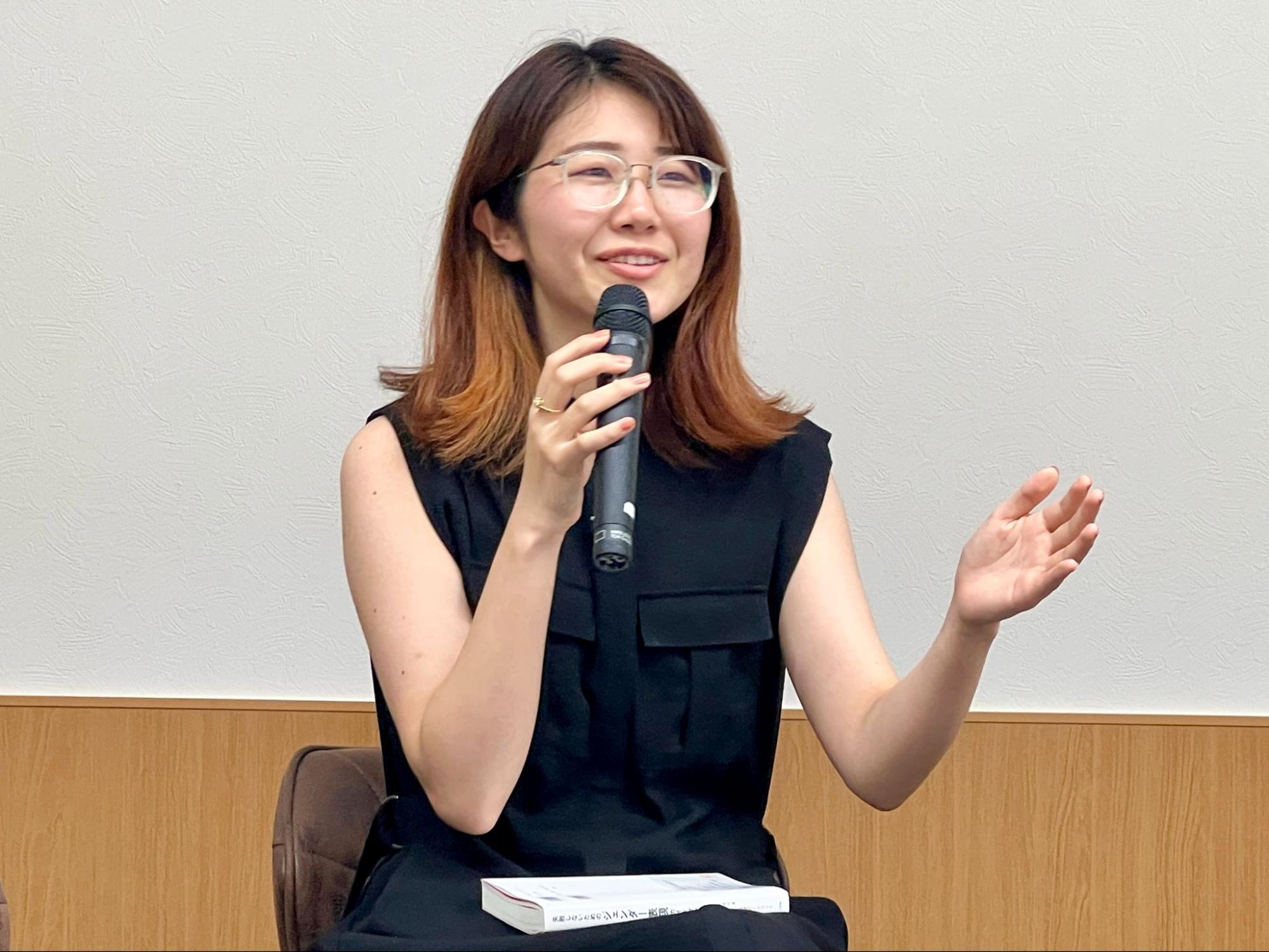 能條桃子さん（一般社団法人NO YOUTH NO JAPAN設立者、代表理事。FIFTYS PROJECT代表）